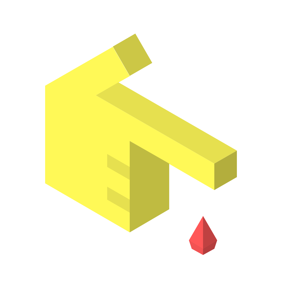 isometric color style diabetes icon