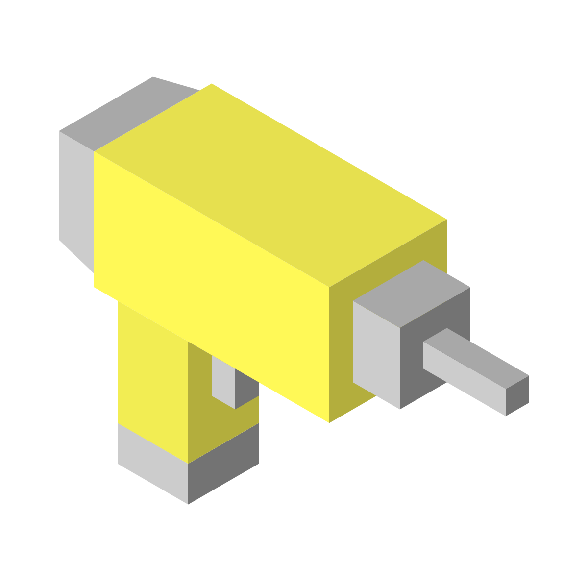 isometric color style drill icon