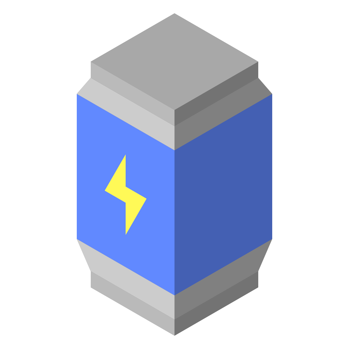 isometric color style energy drink icon