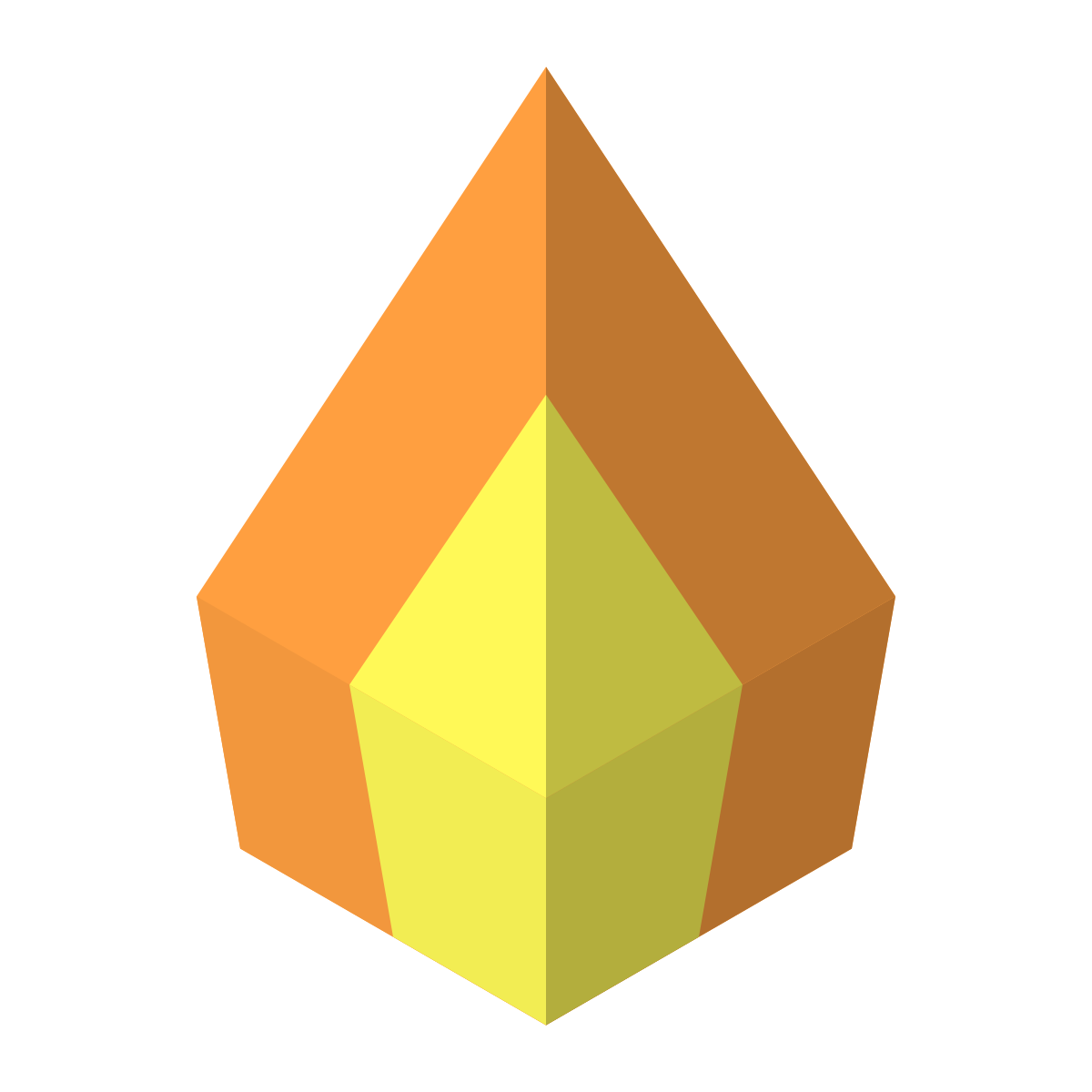 isometric color style fire element icon
