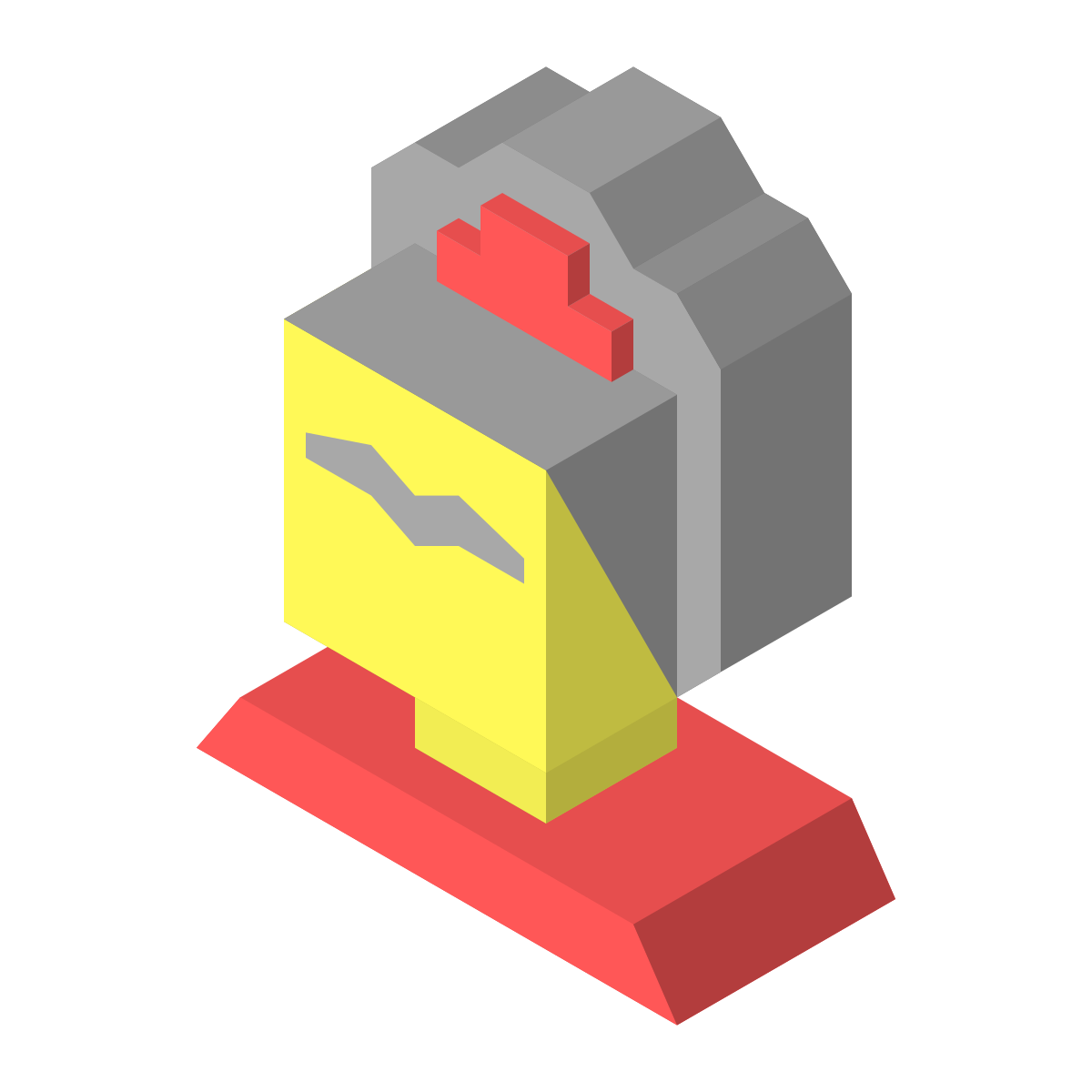 isometric color style frida kahlo icon