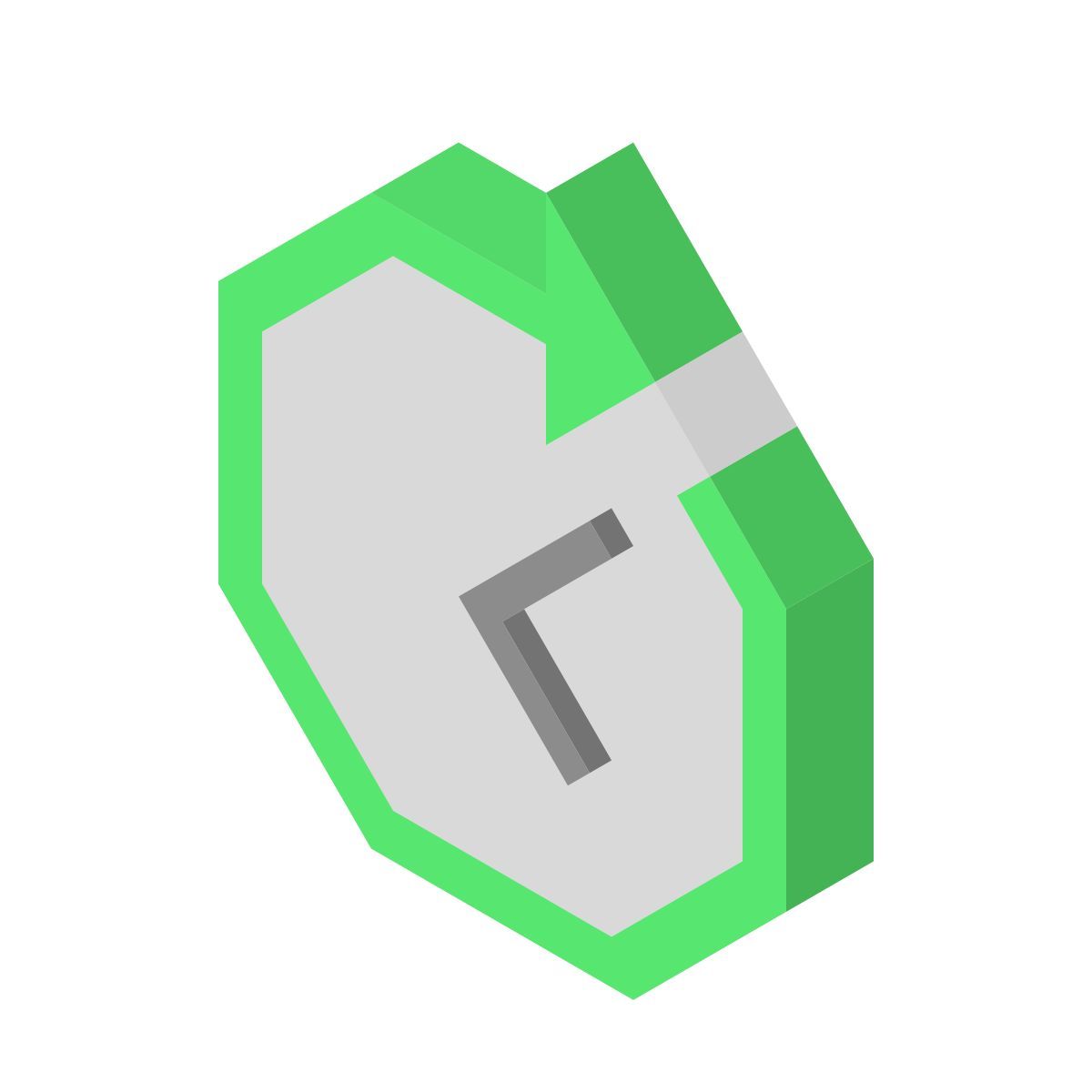 isometric color style futuro icon