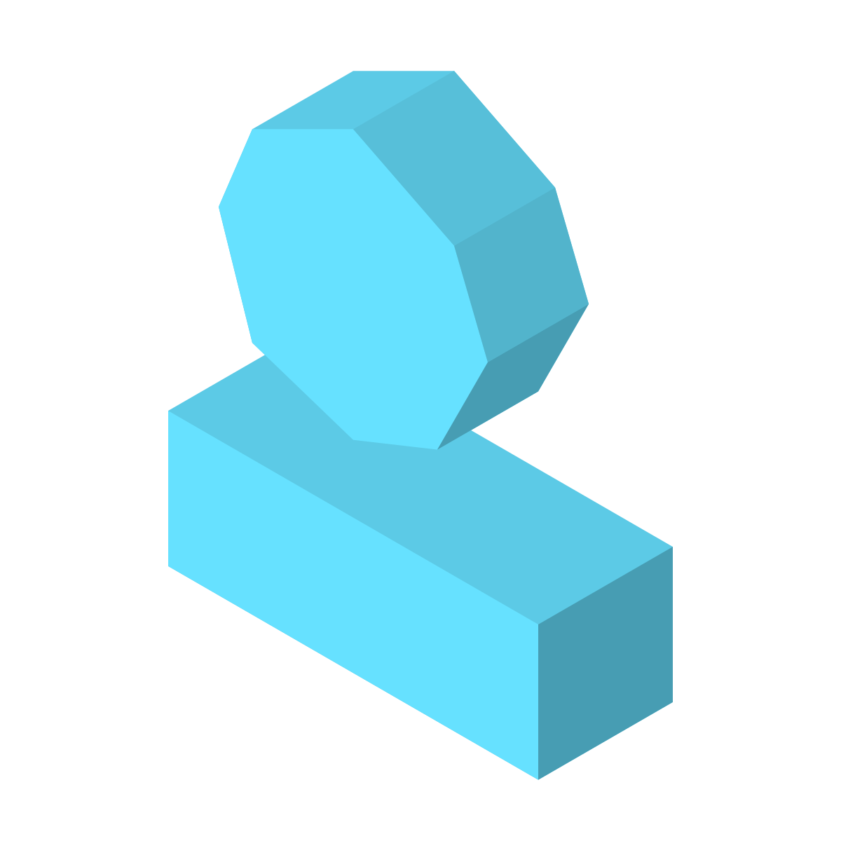 isometric color style gender neutral user icon