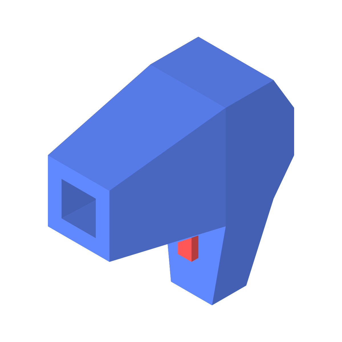 isometric color style hair dryer icon