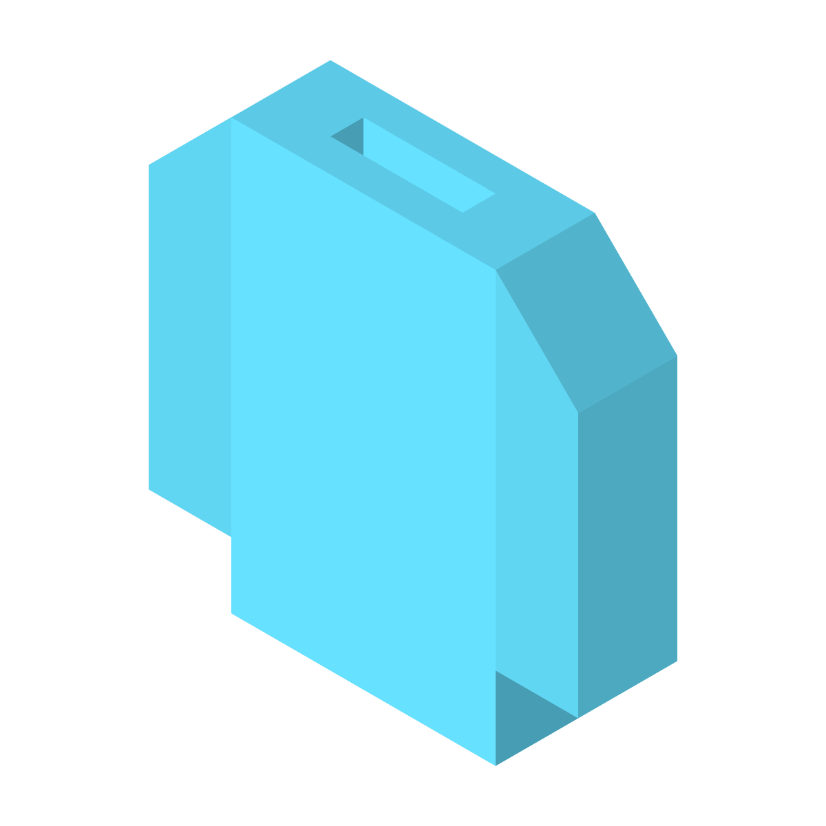 isometric color style jumper icon