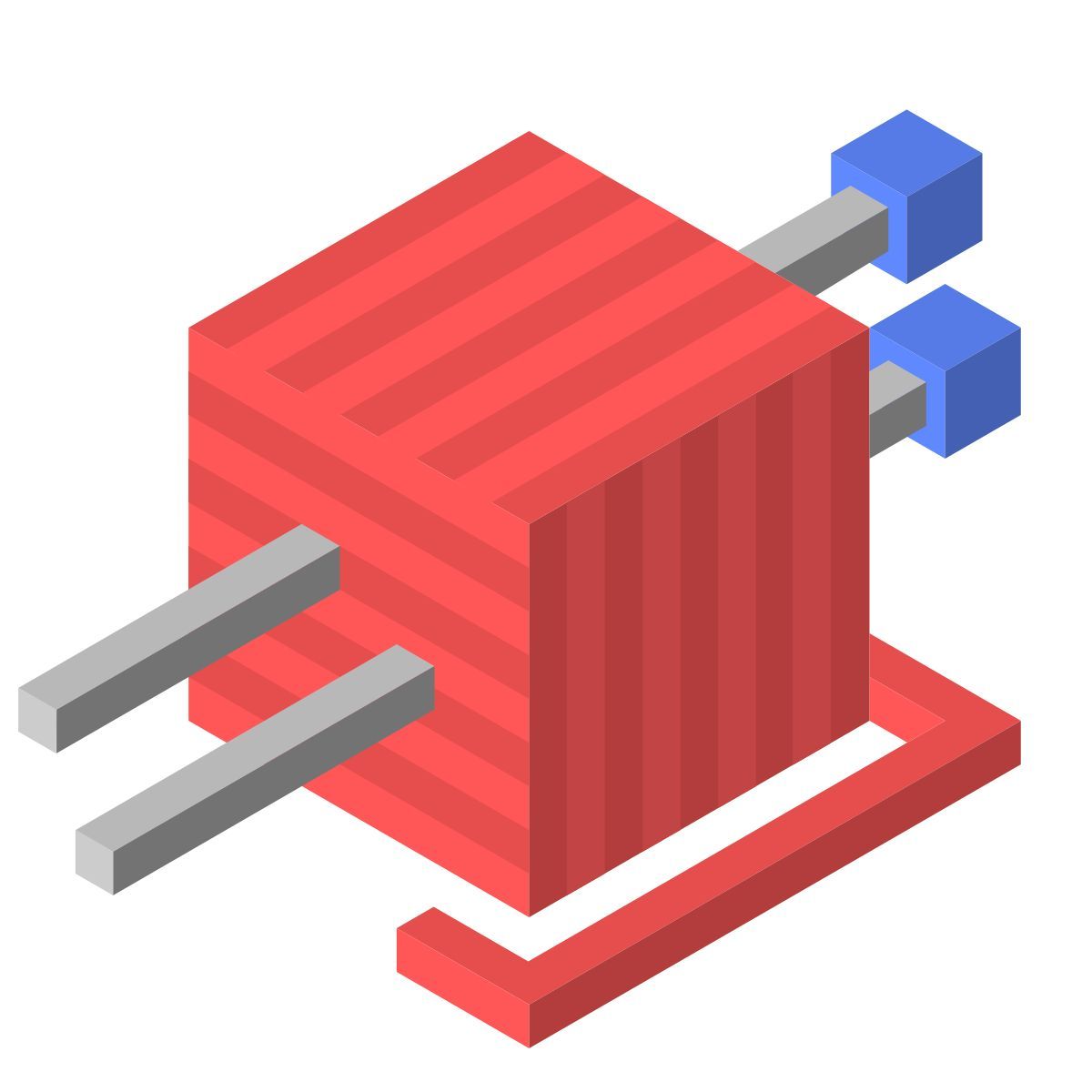 isometric color style 뜨개질 공 icon