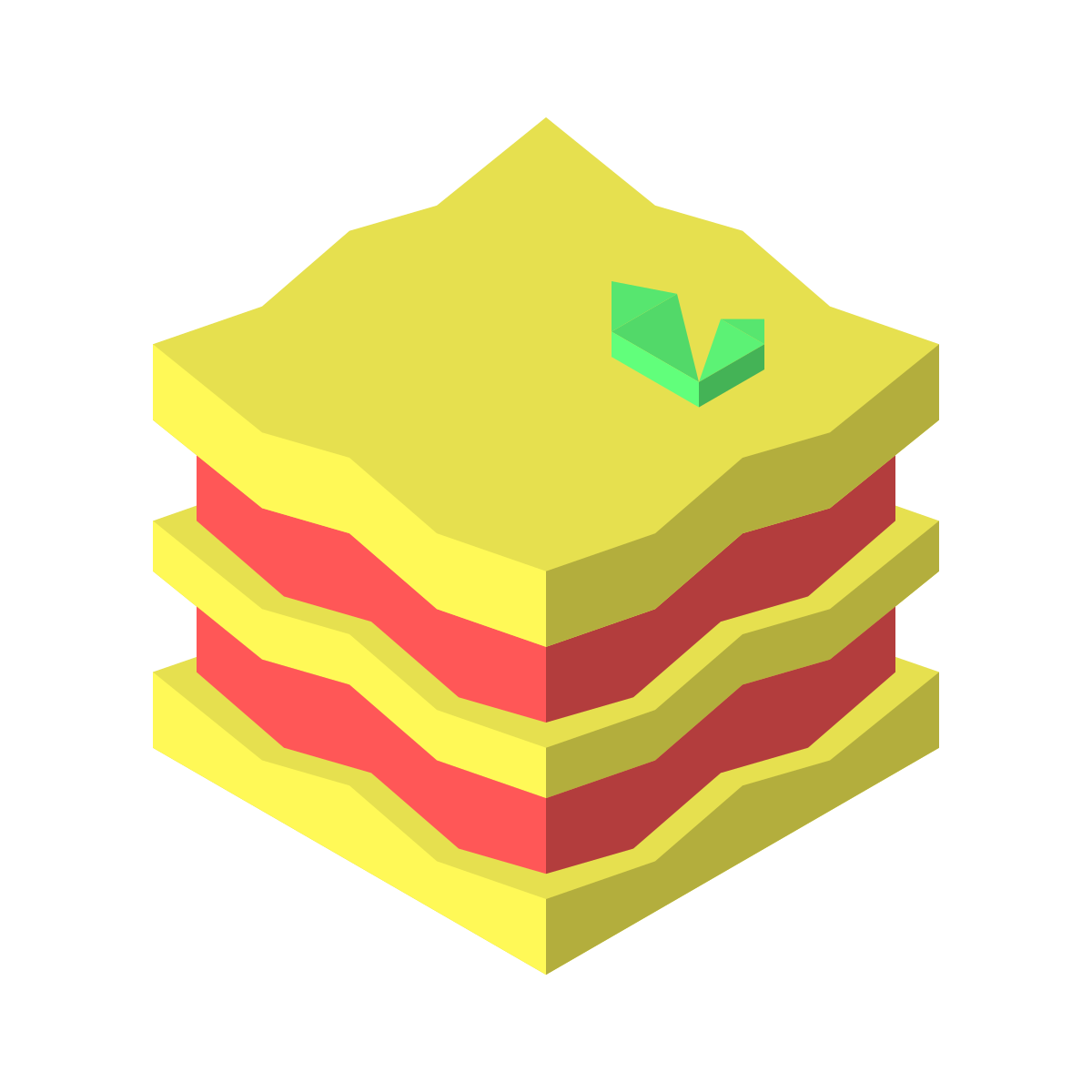 isometric color style lasagna icon