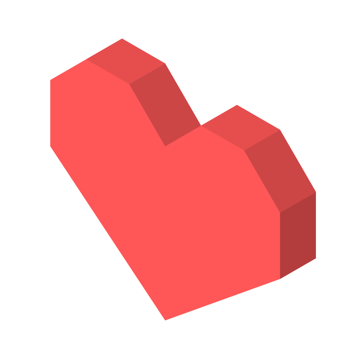 isometric color style like icon
