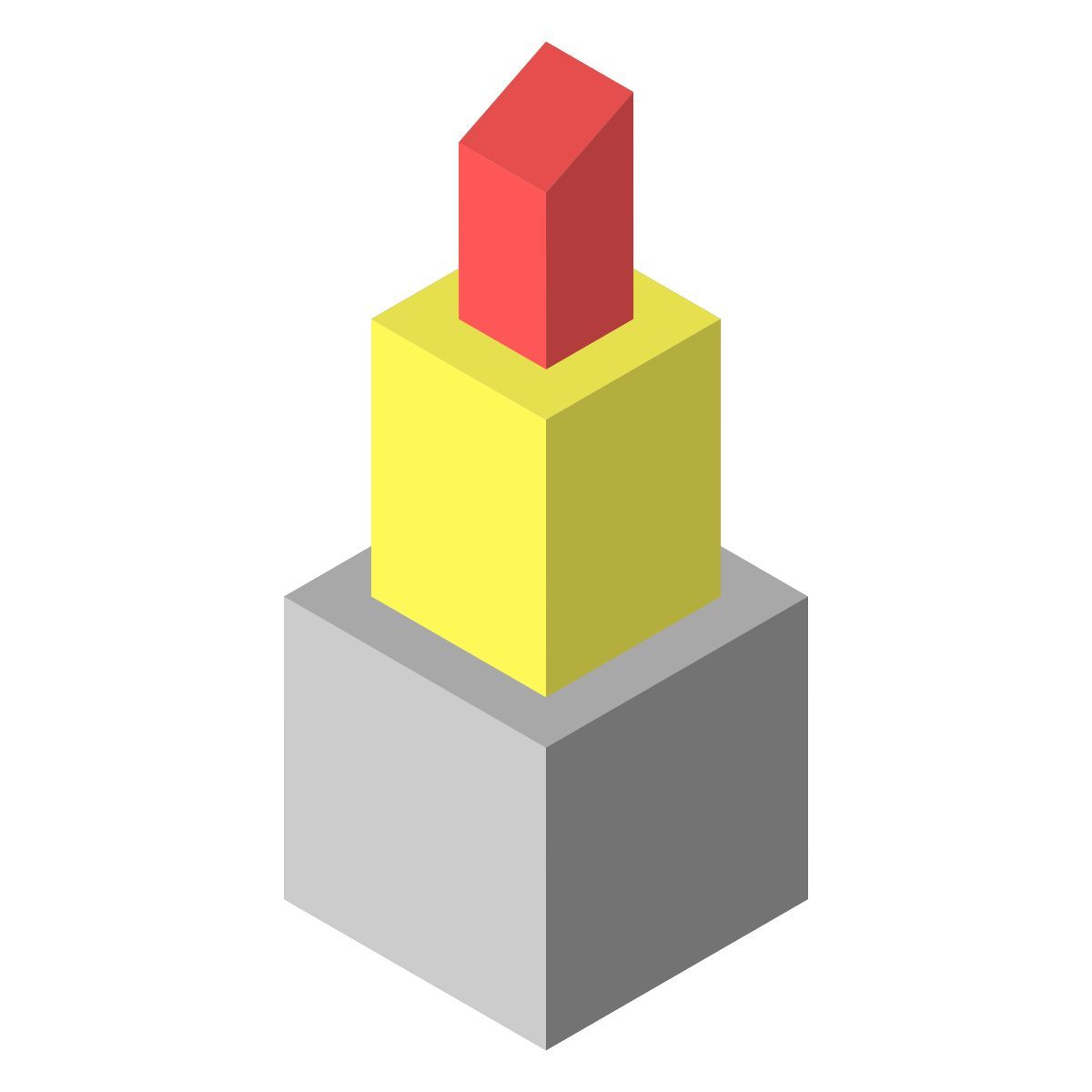 isometric color style rouge à lèvres icon