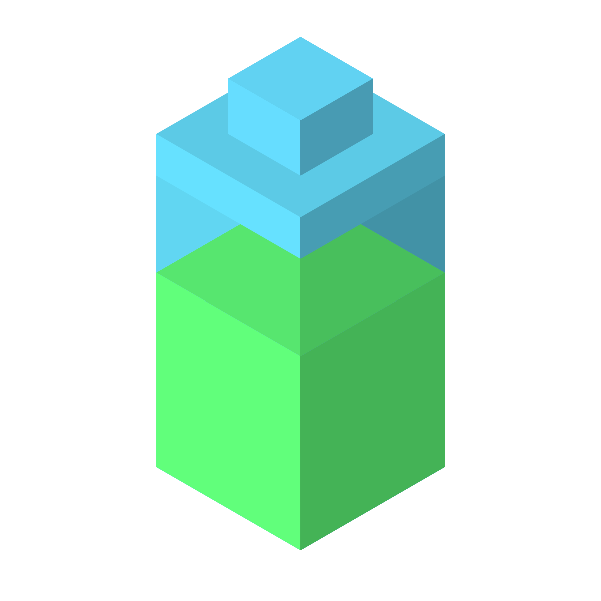 isometric color style medium battery icon