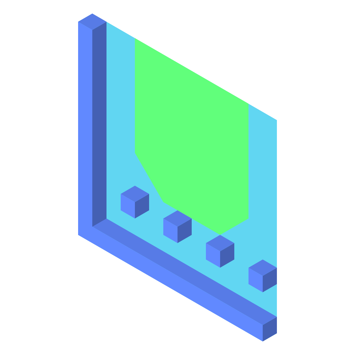 isometric color style minimum value icon