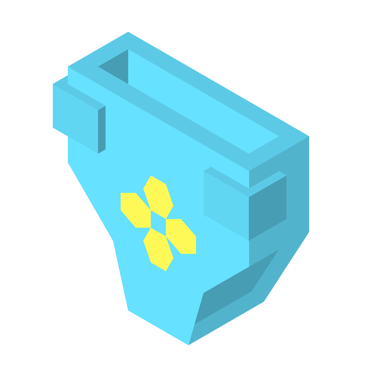 isometric color style nappy icon