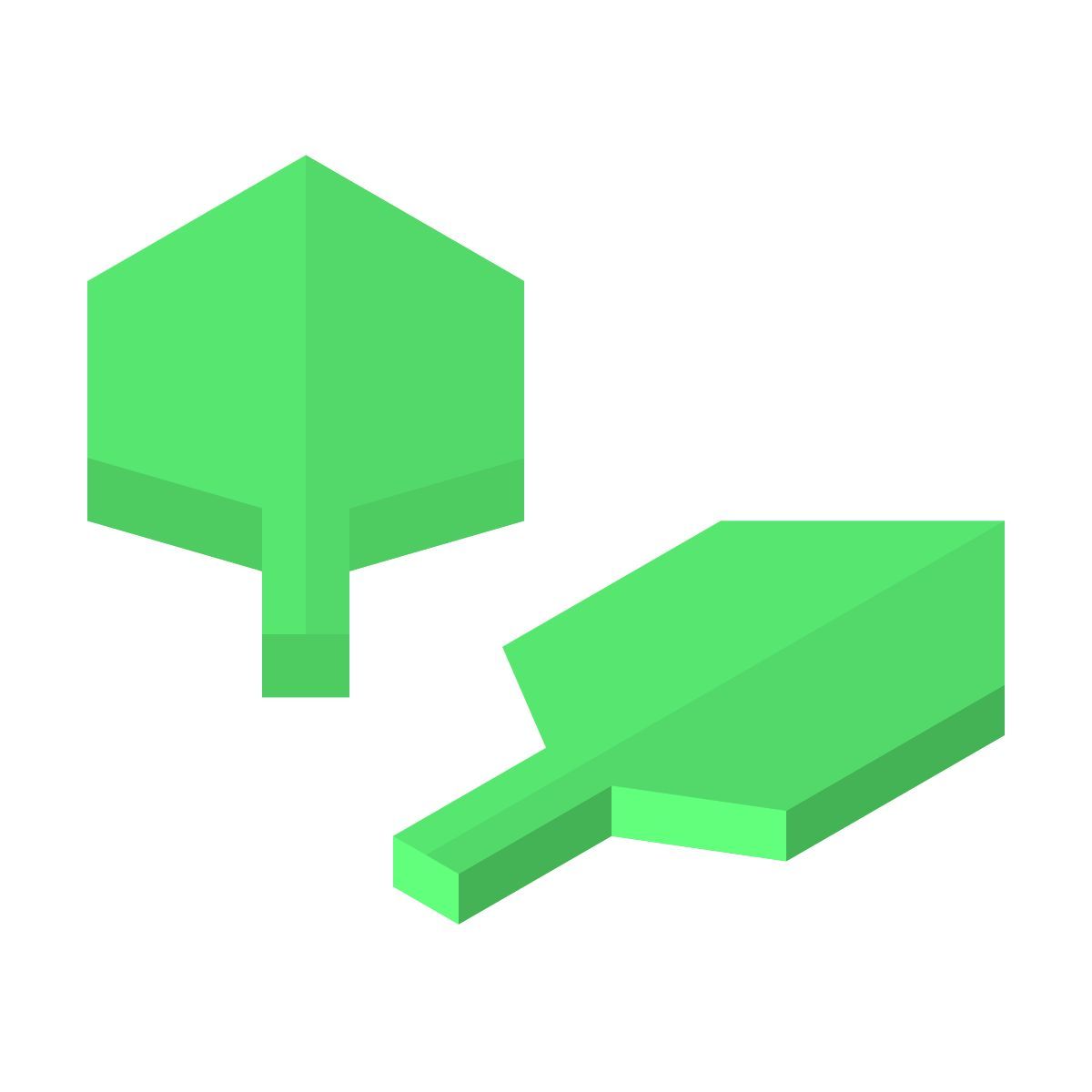 isometric color style 天然食品 icon