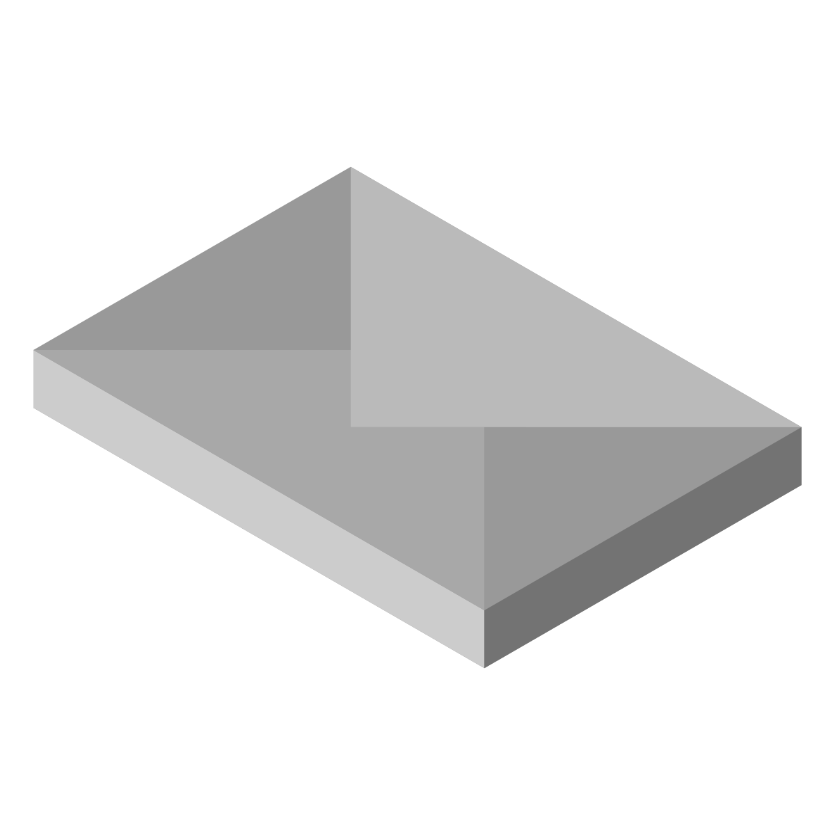 isometric color style new post icon