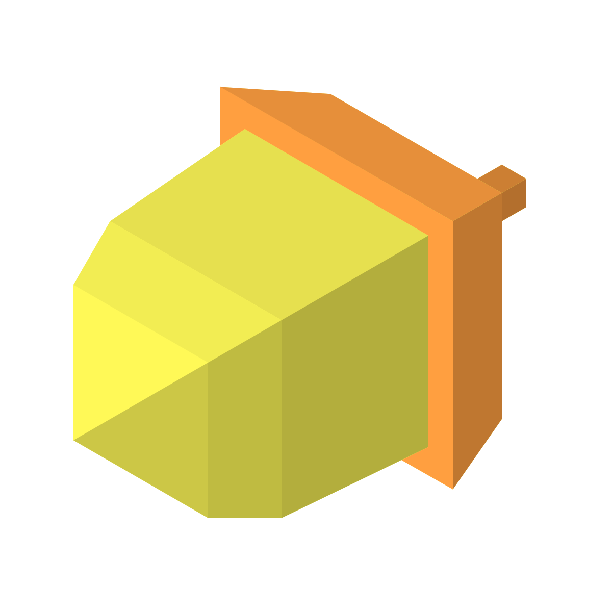 isometric color style nut icon