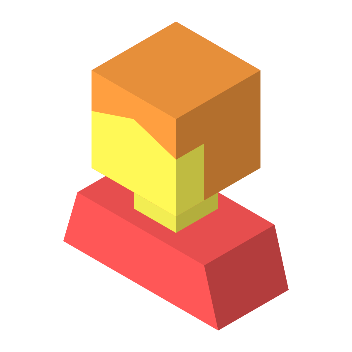 isometric color style person female icon