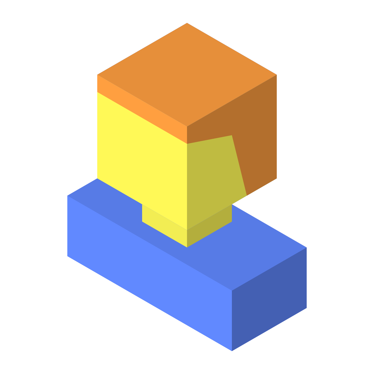 isometric color style person male icon