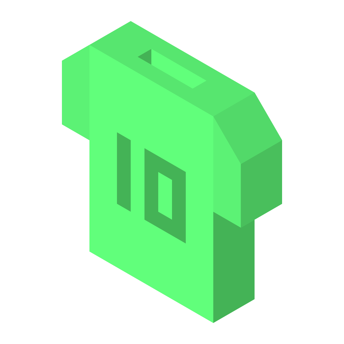 isometric color style player shirt icon