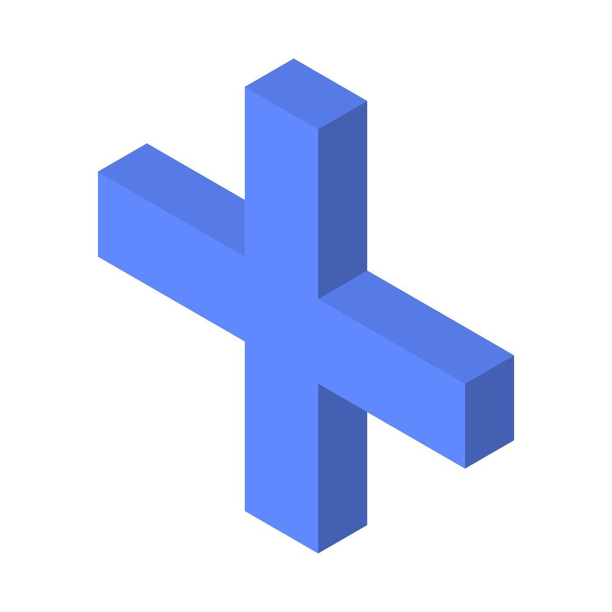 isometric color style más icon