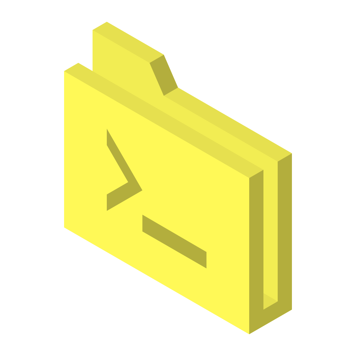 isometric color style program icon