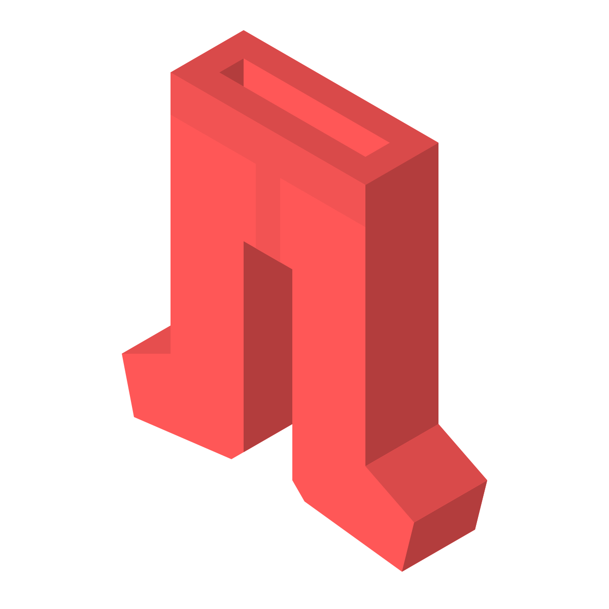 isometric color style red children s tights  icon
