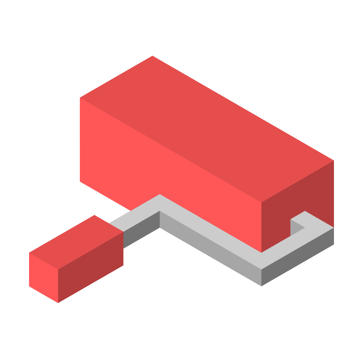 isometric color style roller brush icon