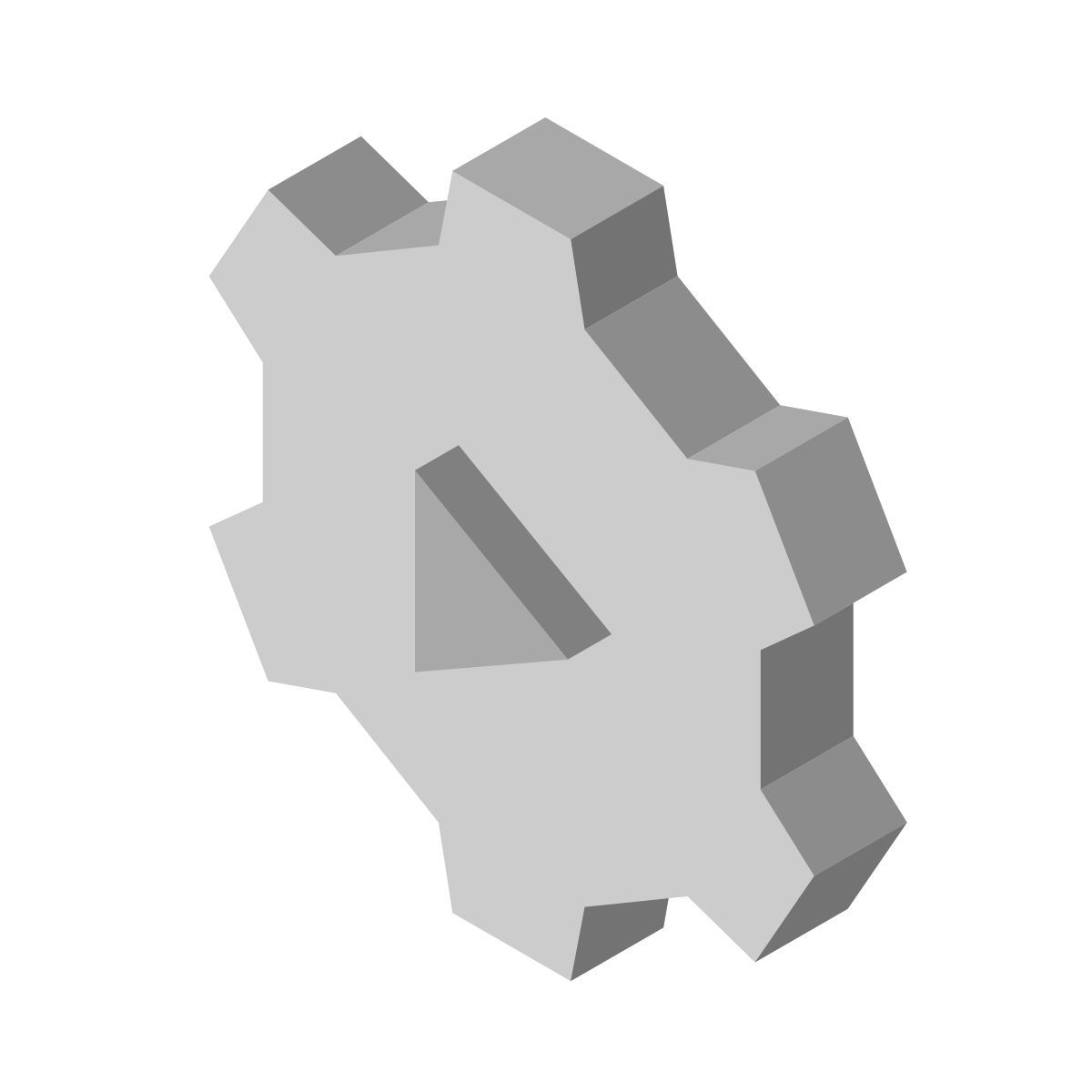 isometric color style paramètres 3 icon