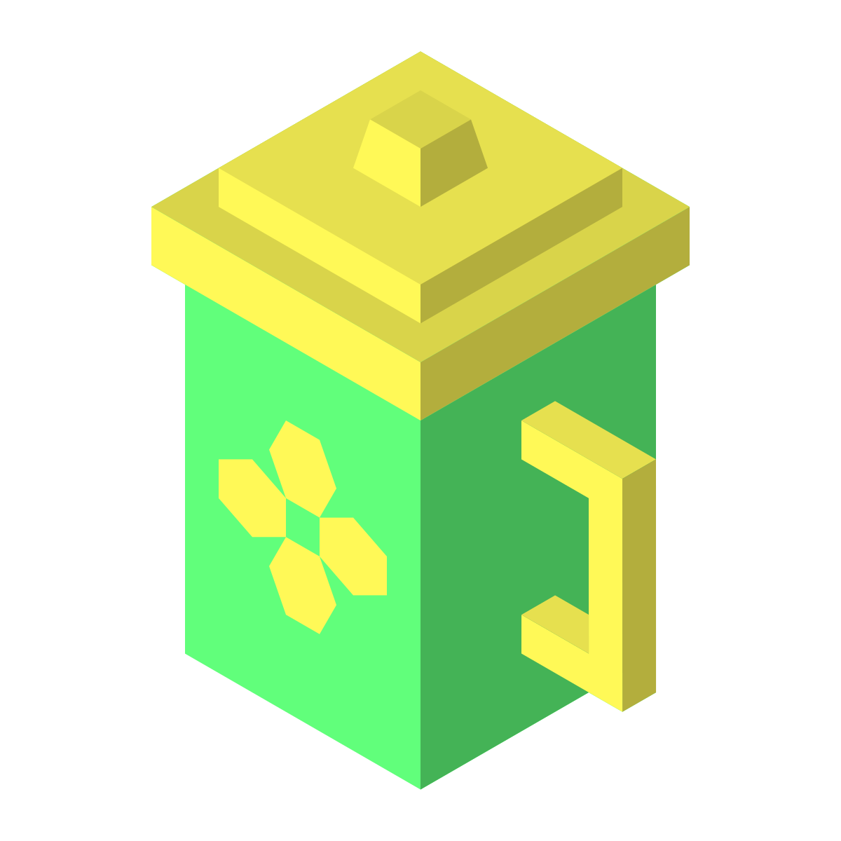 isometric color style sippy cup icon