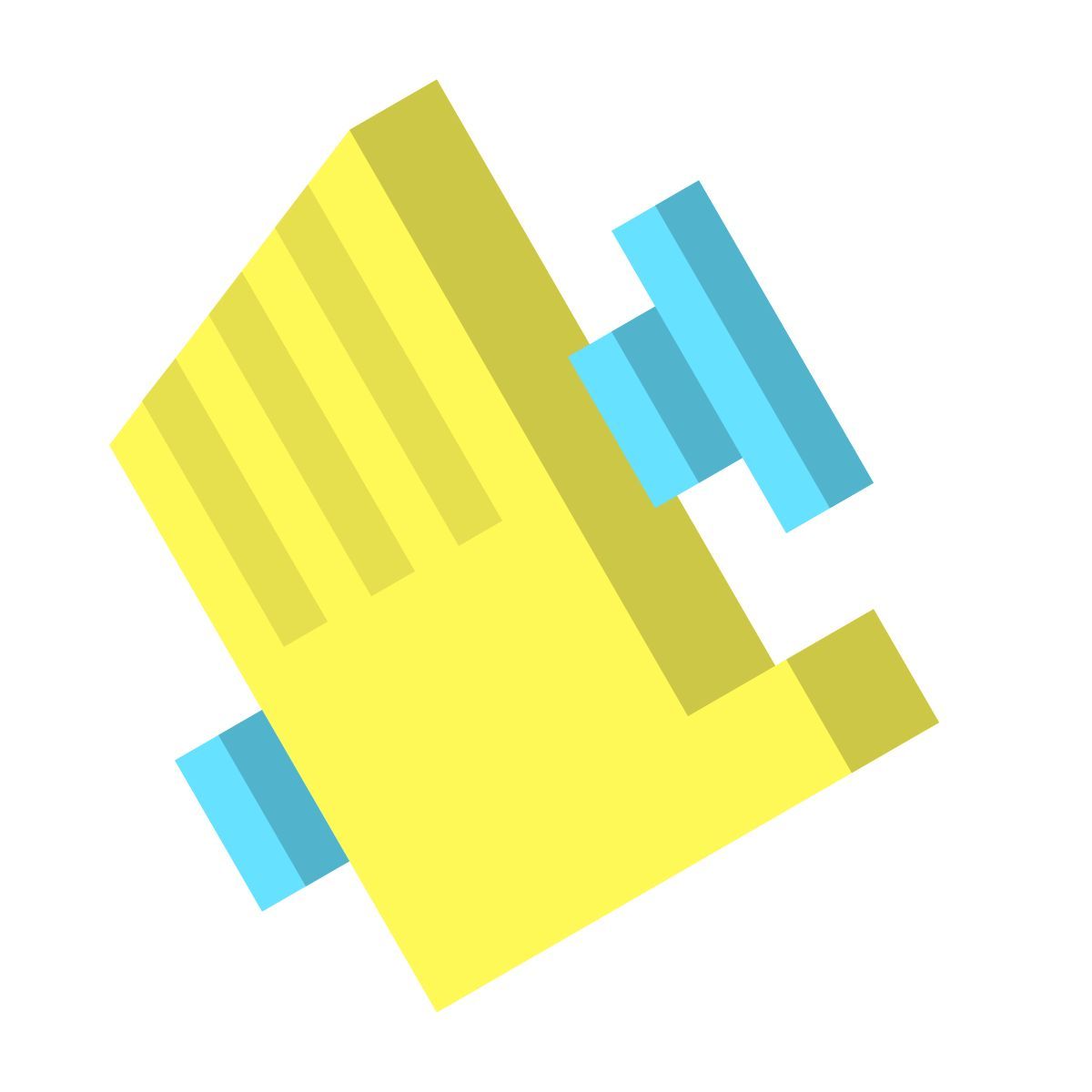 isometric color style so so icon