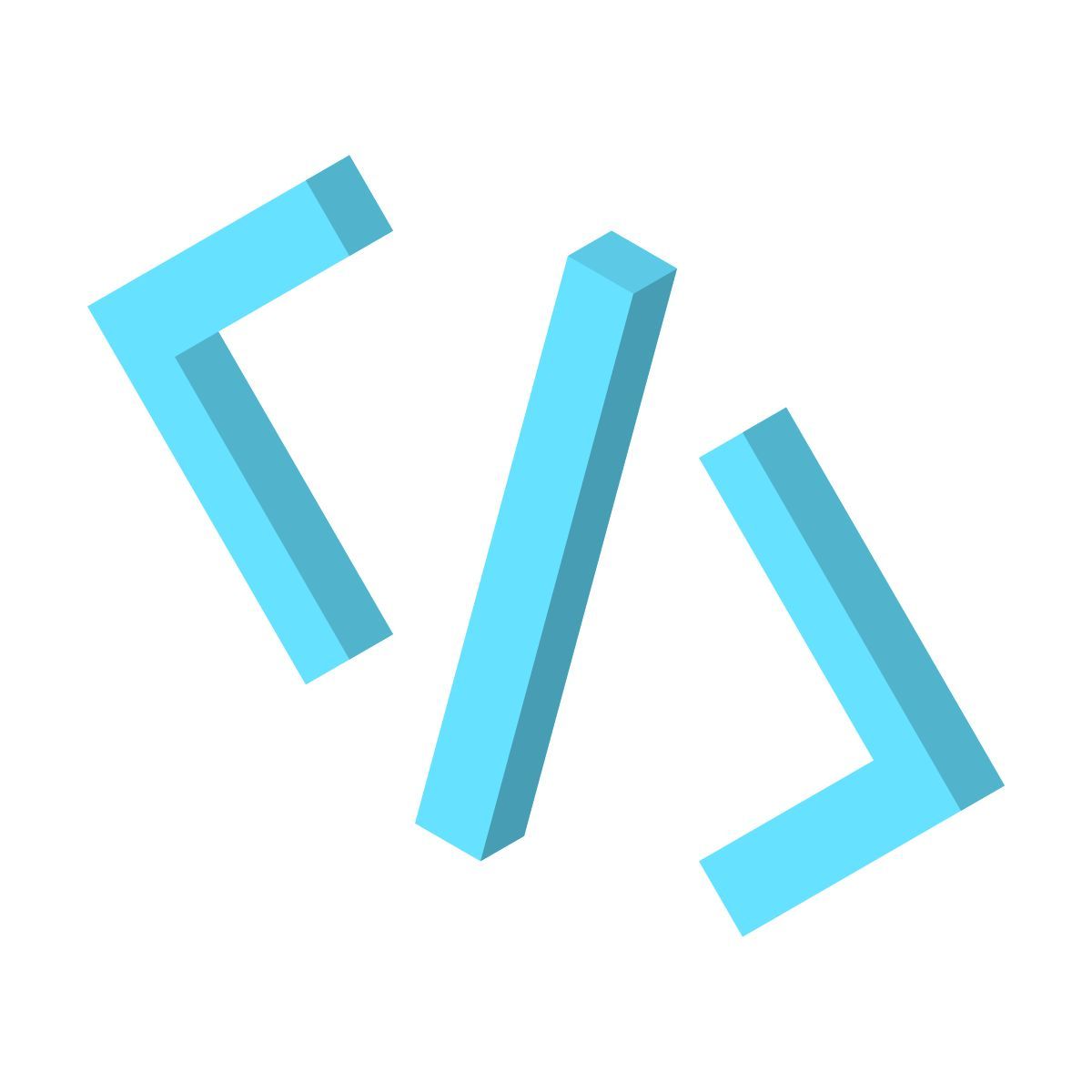 isometric color style quellcode icon