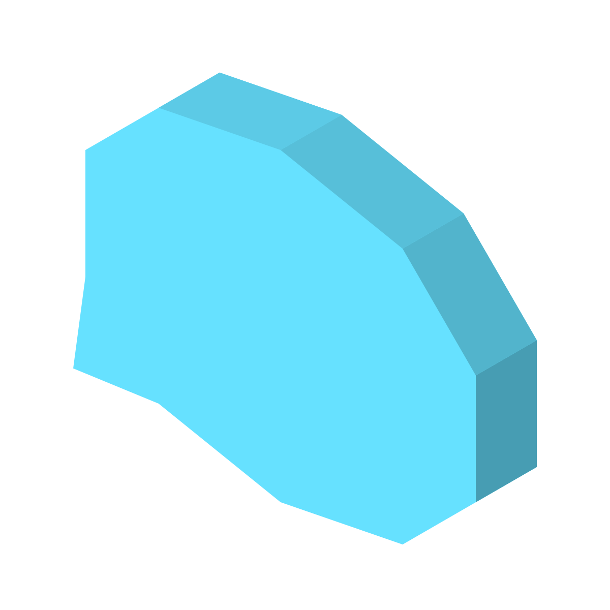 isometric color style speech bubble icon