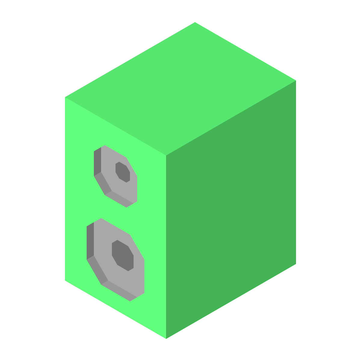 isometric color style subwoofer icon