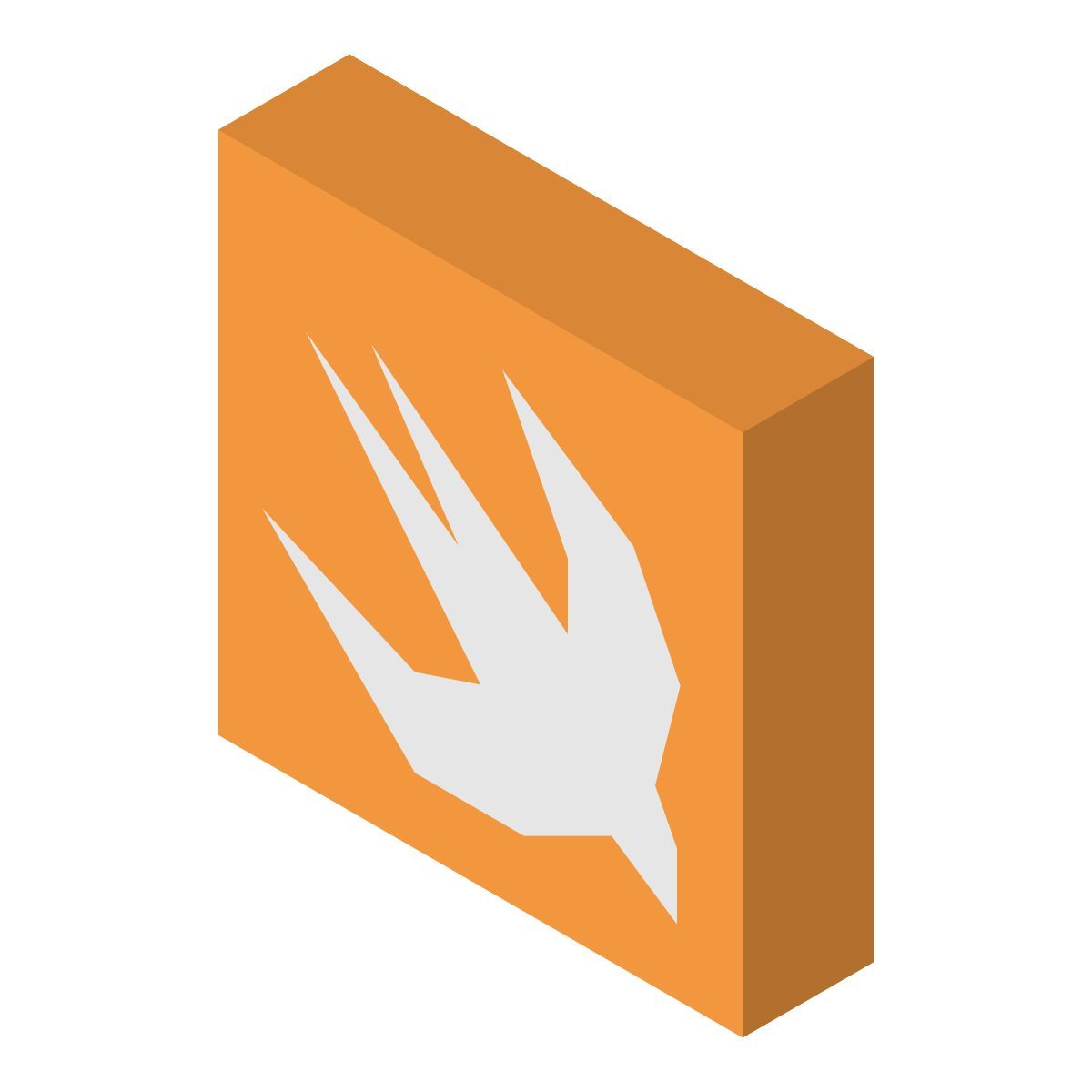 isometric color style swift icon