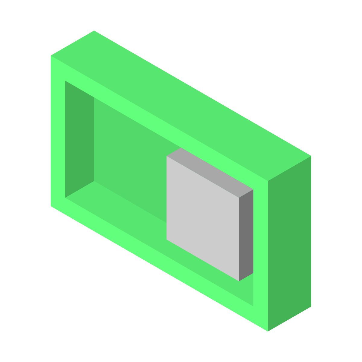 isometric color style 켜기 icon