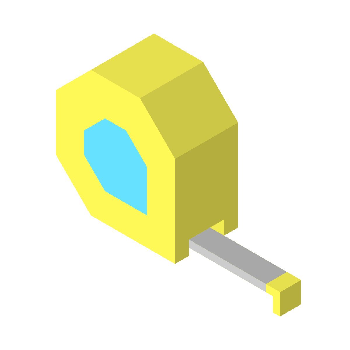 isometric color style metro a nastro icon