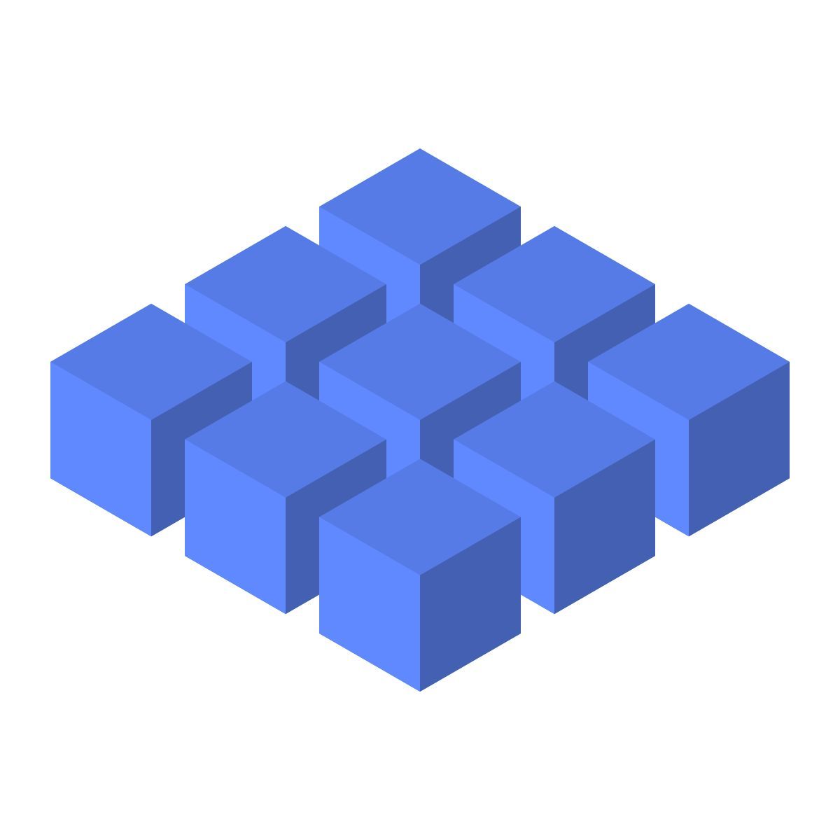 isometric color style 썸네일 icon