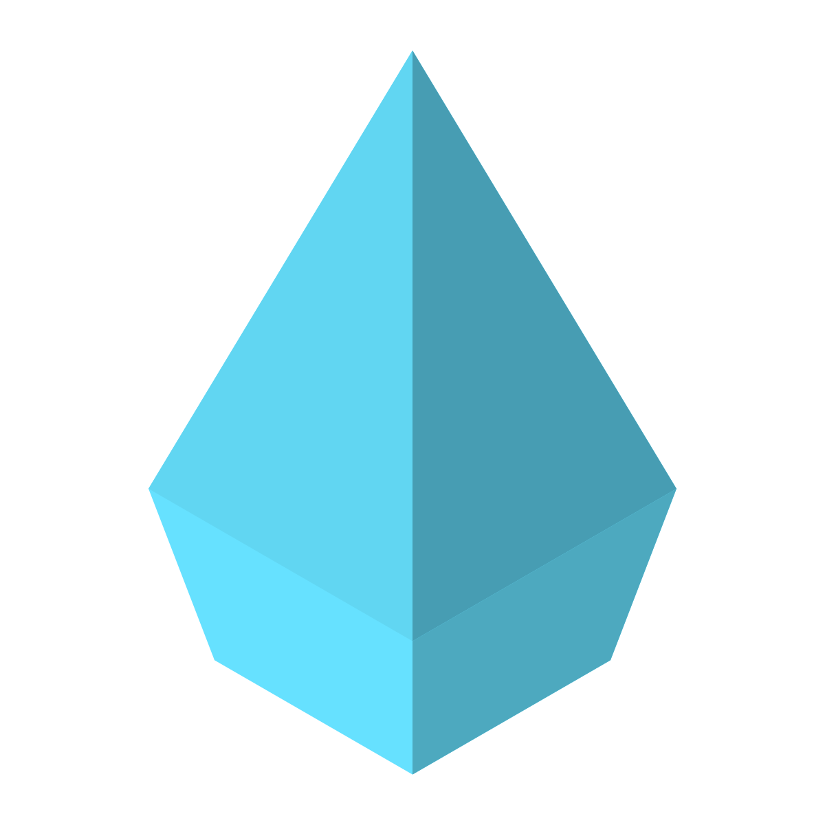 isometric color style water icon