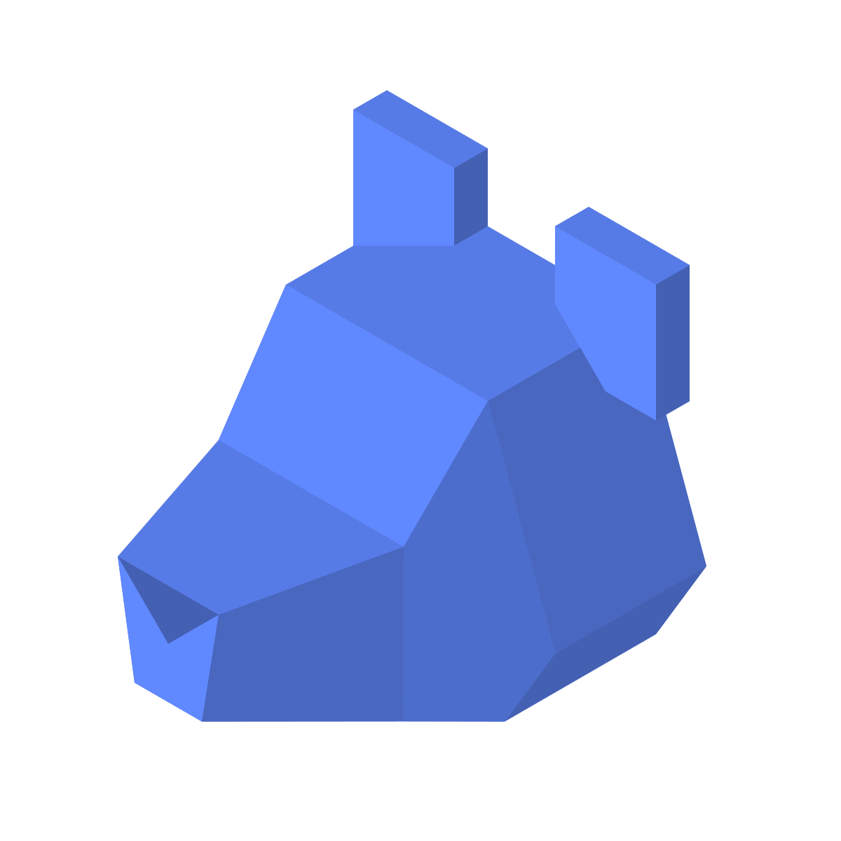 isometric color style year of rat icon