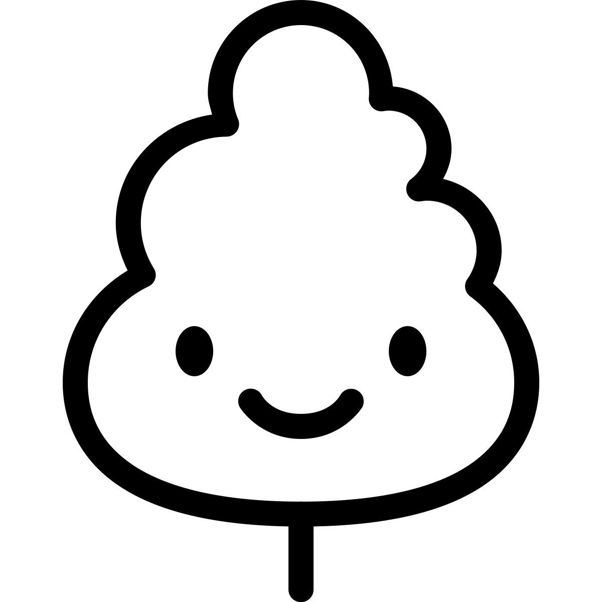 keek line style 낙 엽 나무 icon