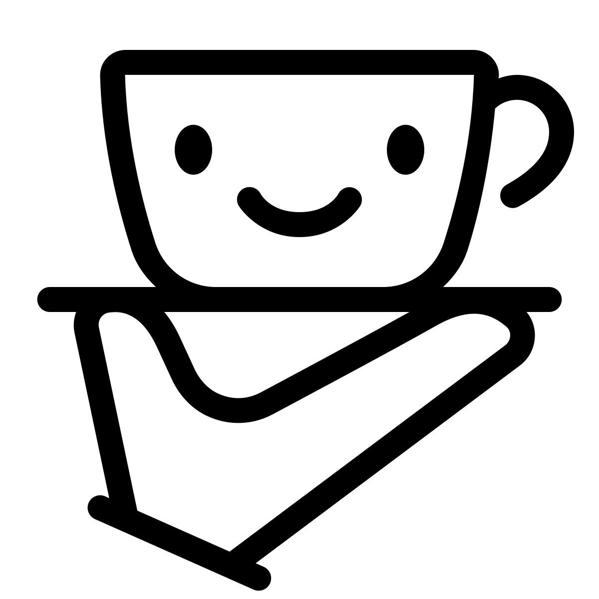 keek line style ristorante pickup icon