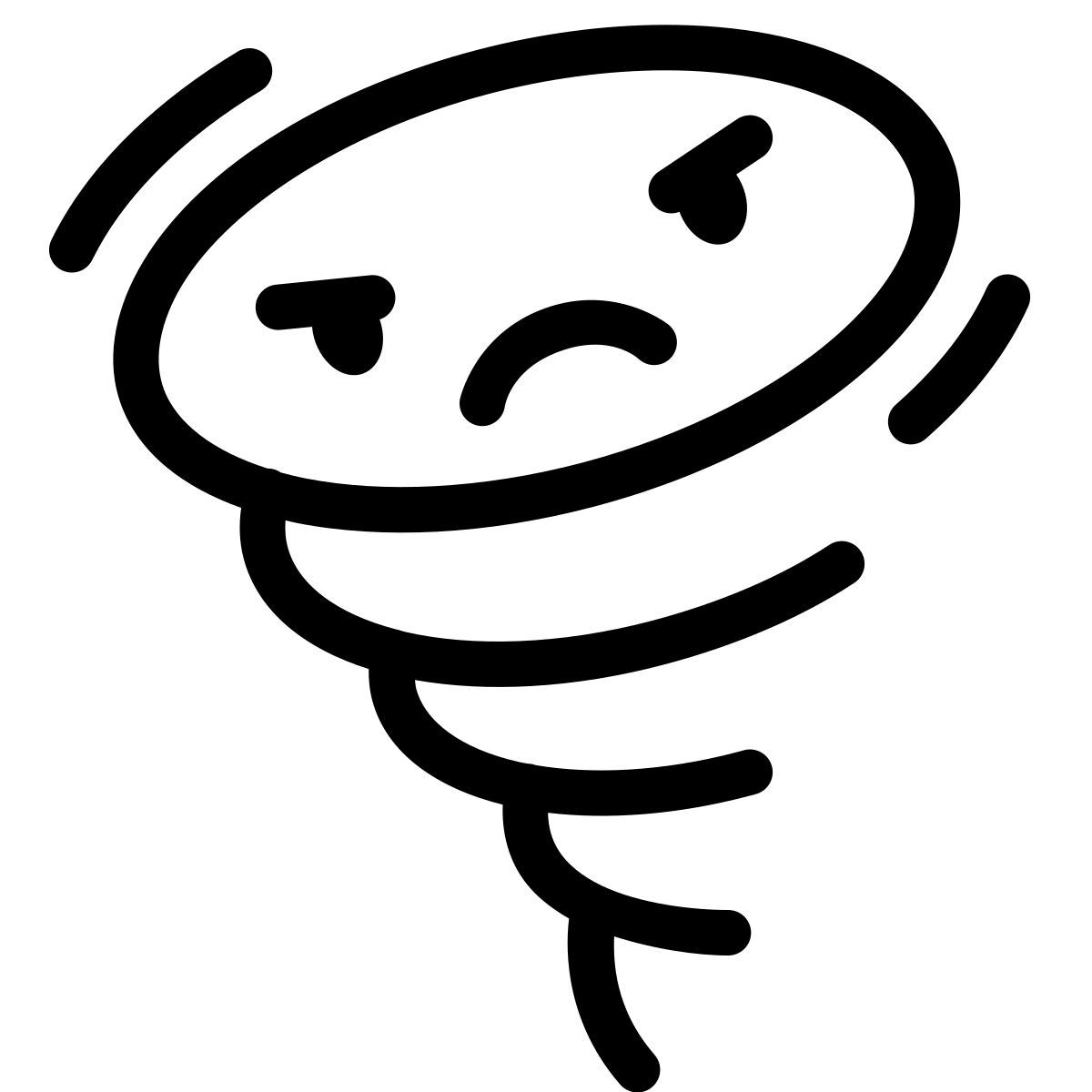 keek line style tornado icon