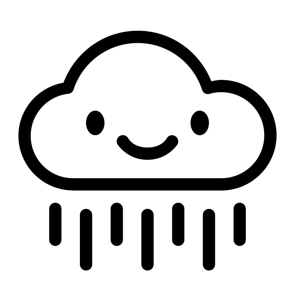 keek line style 暴雨 icon
