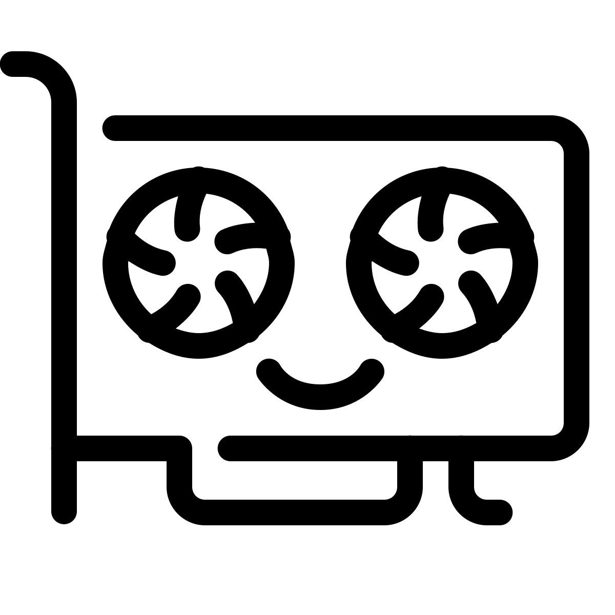keek line style video card icon