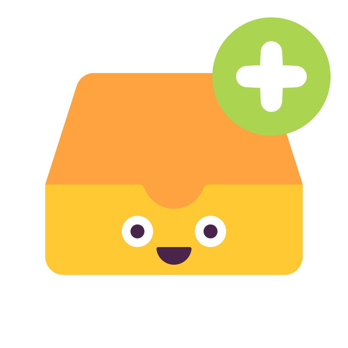 keek style ajouter à la boîte de réception icon