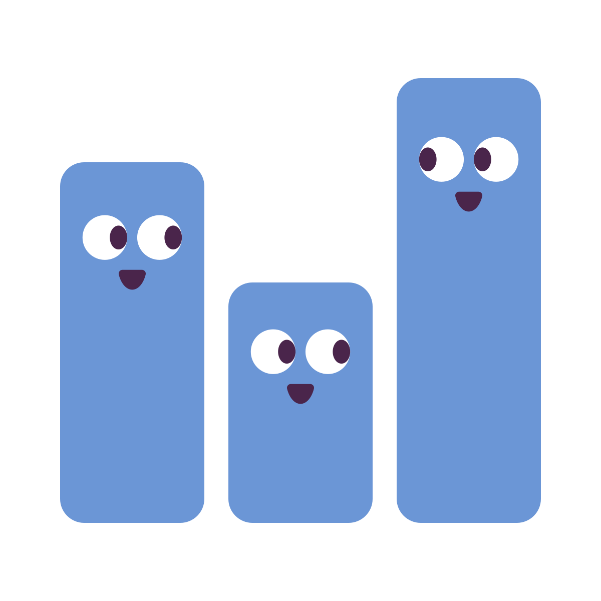 keek style bar chart icon