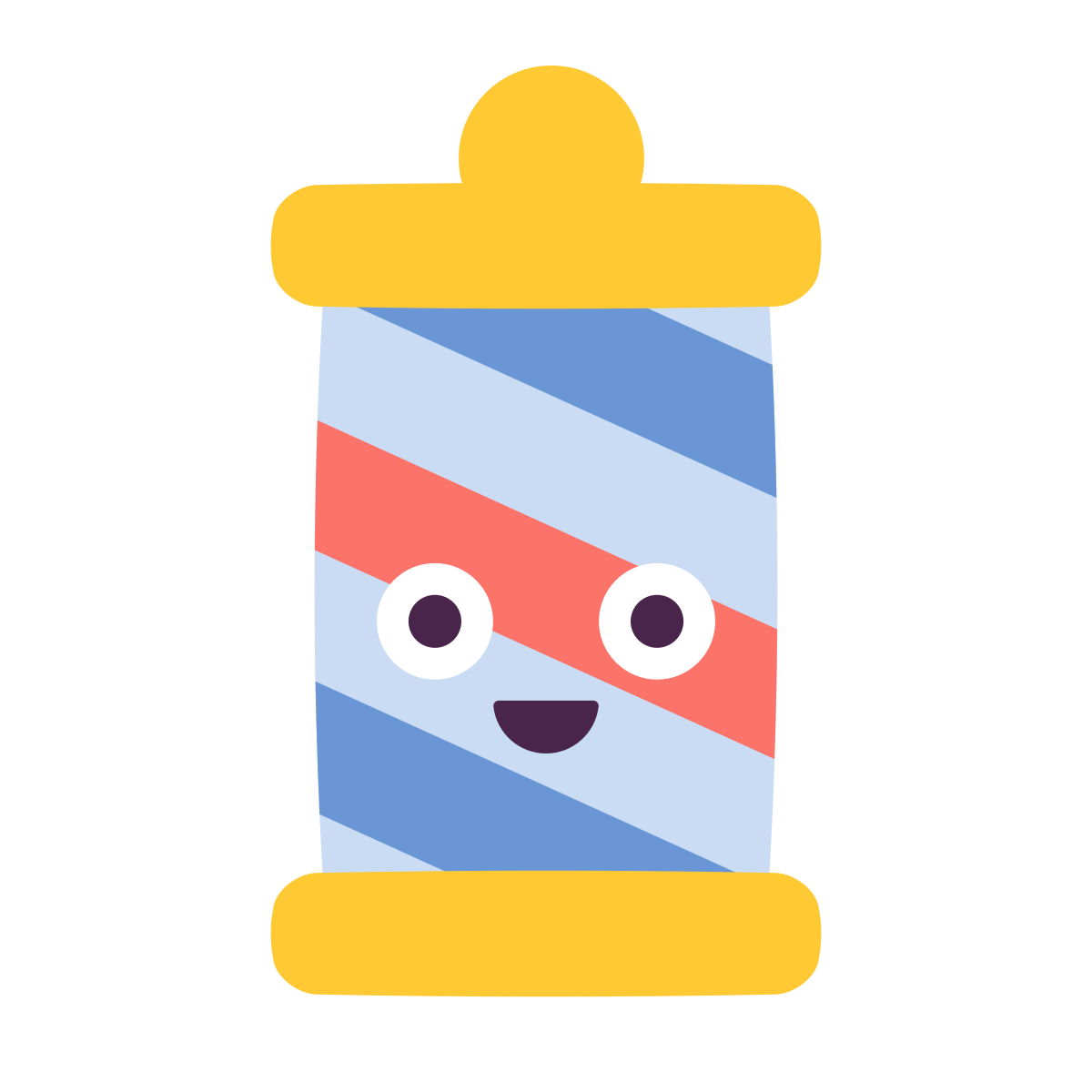 keek style barber pole icon