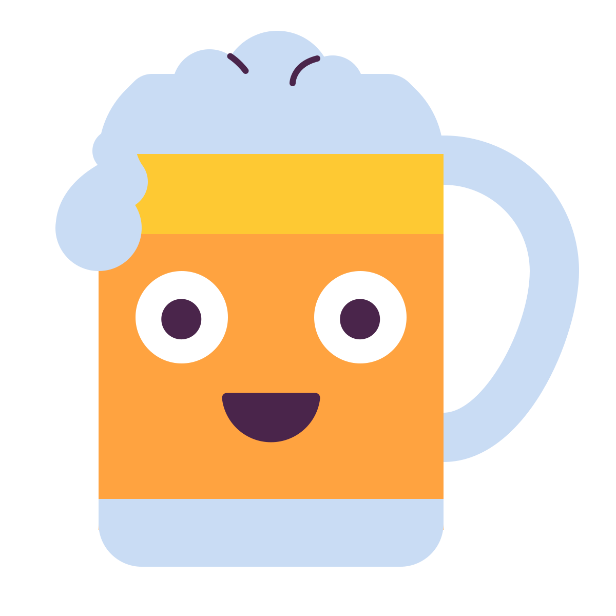 keek style bavarian beer mug icon