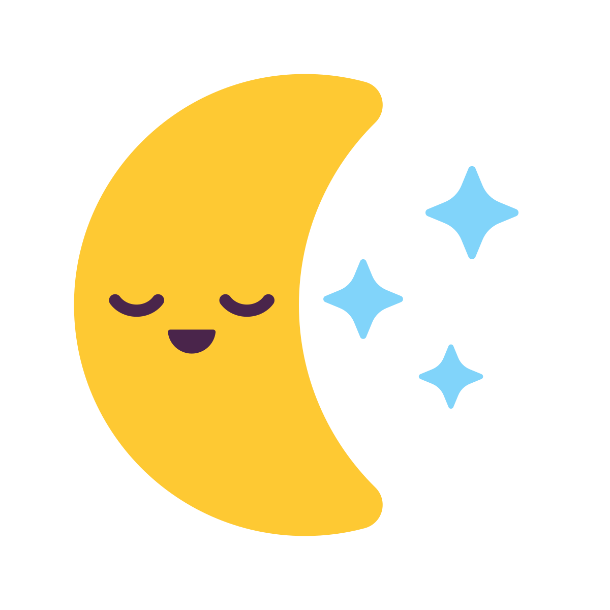 keek style bright moon icon