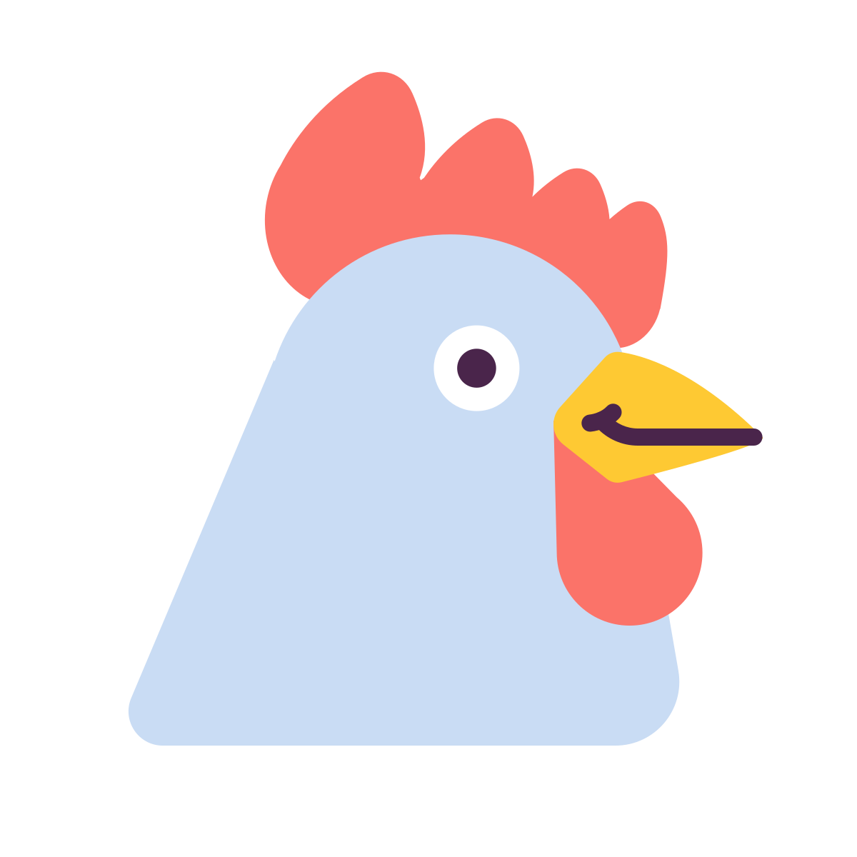 keek style chicken icon