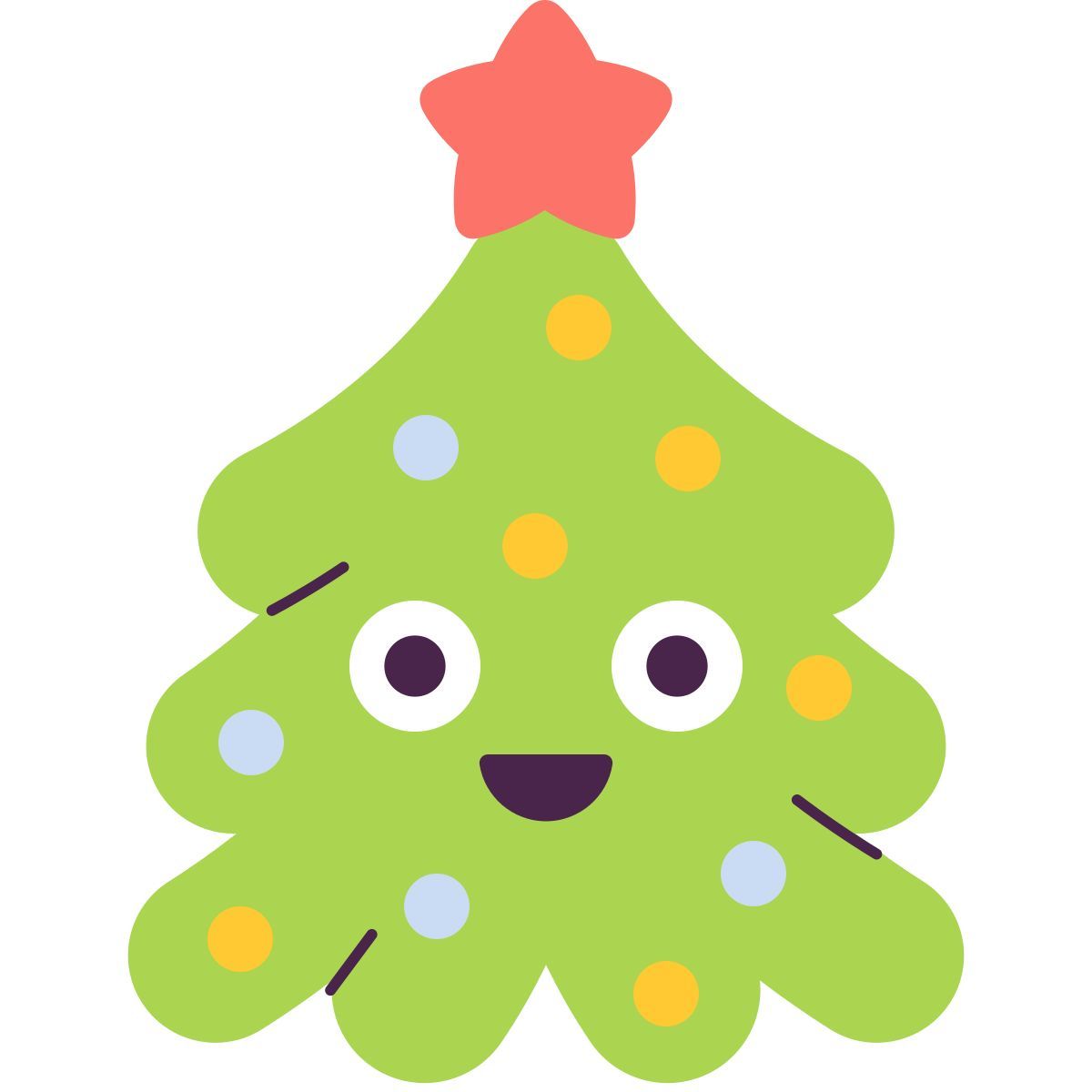 keek style christmas tree icon